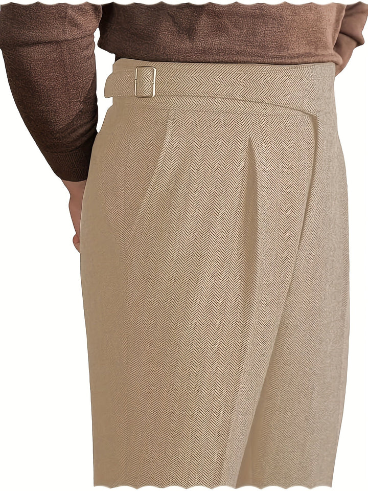 Norwood - Özel Kesim Yumuşak Dokulu Balıksırtı Kumaş Pantolon