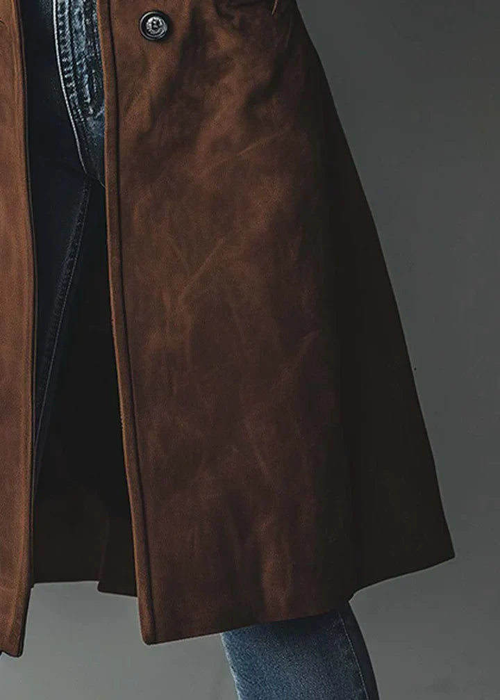 Eversley - Yumuşak Süet Dokulu Palto