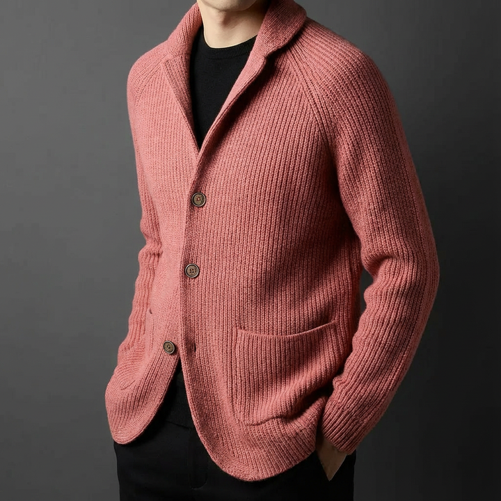 Montague - Ribanalı Yumuşak Dokulu Yün Karışımı Hırka